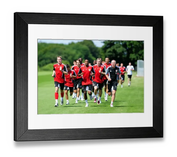 Framed Print : Bristol City Players Kick-Start Pre-Season Training Framed Print : Bristol City Players Kick-Start Pre-Season Training