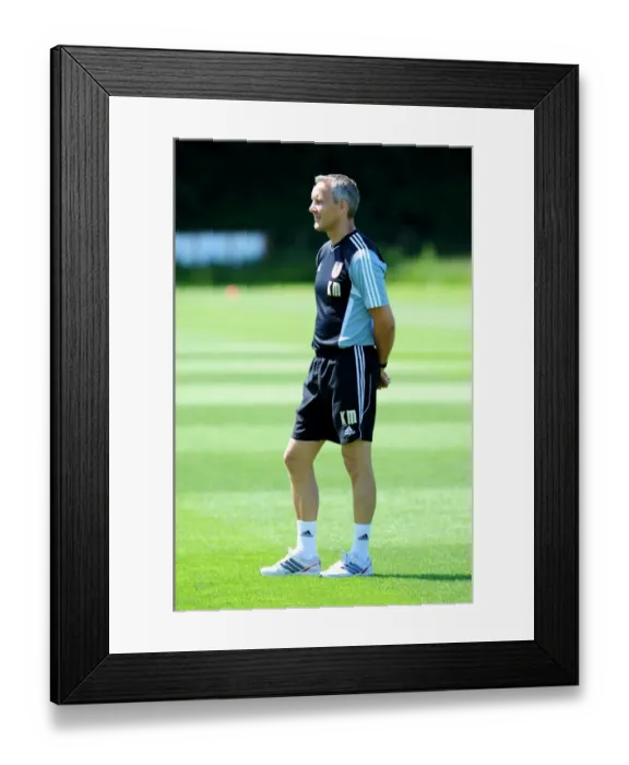 Framed Print : Keith Miljen in Action: Bristol City Manager Leads Pre-Season Training