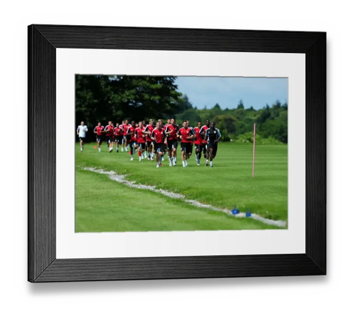 Framed Print : Bristol City FC: Kicking Off Pre-Season Training - First Day Back Framed Print : Bristol City FC: Kicking Off Pre-Season Training - First Day Back