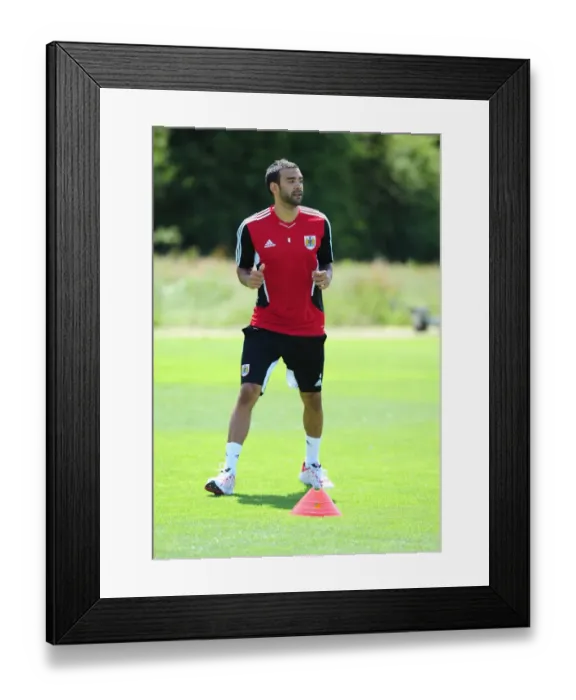 Framed Print : Bristol City FC: Liam Fontaine Gears Up for Pre-Season Training Framed Print : Bristol City FC: Liam Fontaine Gears Up for Pre-Season Training