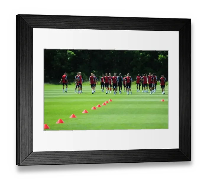 Framed Print : Bristol City FC: United for Pre-Season Training - Paving the Way for New Triumphs