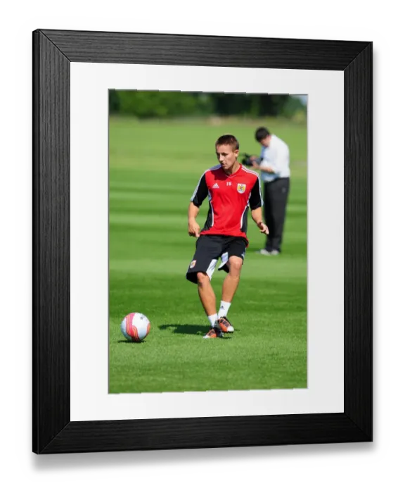 Framed Print : Bristol Citys Danny Ball