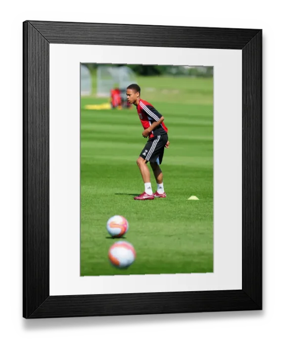 Framed Print : Bobby Reid: Intense Focus during Bristol City's Pre-season Training Framed Print : Bobby Reid: Intense Focus during Bristol City's Pre-season Training