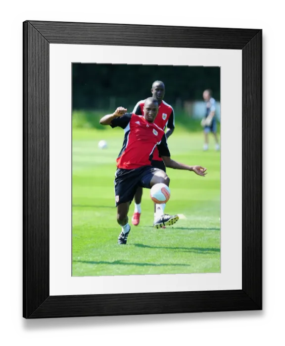 Framed Print : Bristol Citys Kalifa Cisse