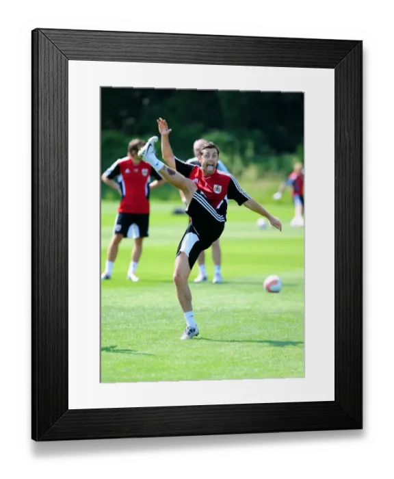Framed Print : Bristol Citys Jamie McAllister