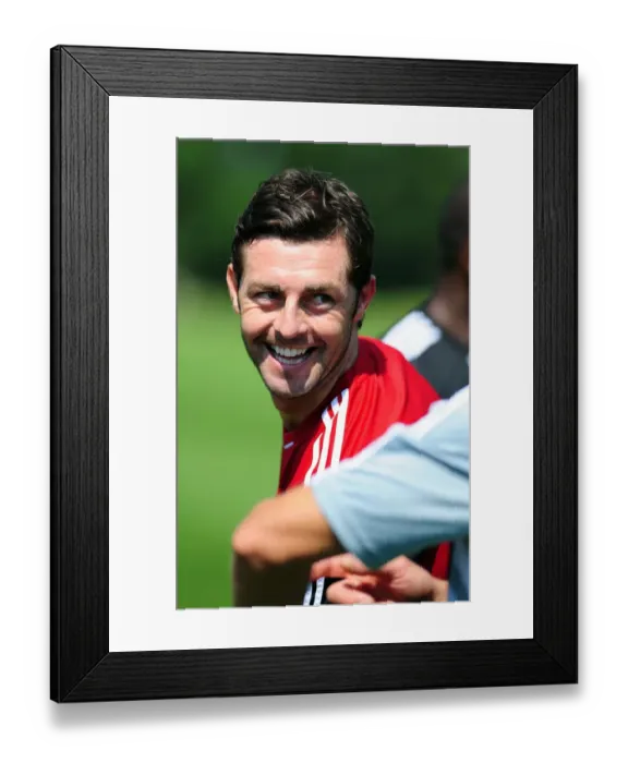 Framed Print : Jamie McAllister: Intense Focus during Bristol City's Pre-Season Training Framed Print : Jamie McAllister: Intense Focus during Bristol City's Pre-Season Training