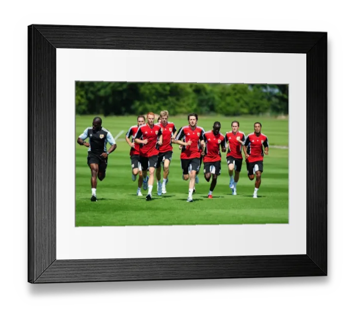 Framed Print : Bristol City First Team: Pre-season Training 2011-12 - Gearing Up for the New Season Framed Print : Bristol City First Team: Pre-season Training 2011-12 - Gearing Up for the New Season