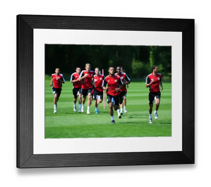 Framed Print : Bristol City First Team: Pre-Season Training 2011-12 - Gearing Up for the New Season Framed Print : Bristol City First Team: Pre-Season Training 2011-12 - Gearing Up for the New Season