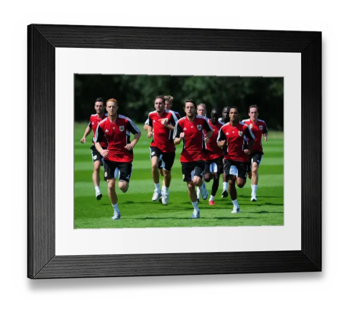 Framed Print : Bristol City First Team: 2011-12 Season - Gearing Up for Intense Pre-season Training Framed Print : Bristol City First Team: 2011-12 Season - Gearing Up for Intense Pre-season Training