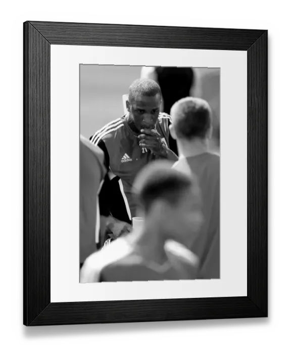 Framed Print : Gearing Up: Kalifa Cisse's Intense Pre-Season Training with Bristol City
