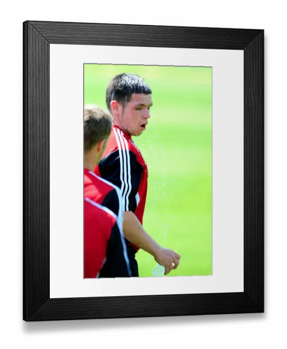 Framed Print : Bristol City FC: Lewis Carey - Intense Focus in Pre-Season Training Framed Print : Bristol City FC: Lewis Carey - Intense Focus in Pre-Season Training