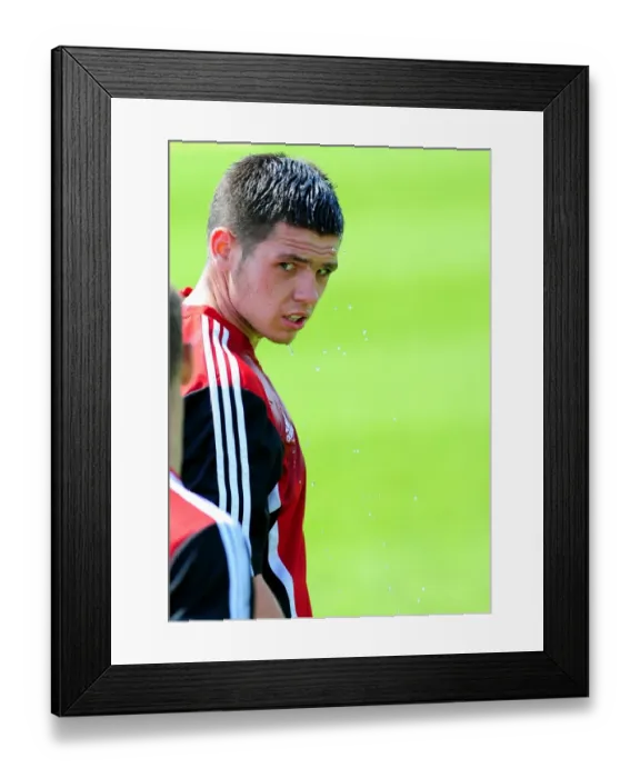 Framed Print : Bristol City's Lewis Carey: Focused and Ready - Pre-season Training Intensity Framed Print : Bristol City's Lewis Carey: Focused and Ready - Pre-season Training Intensity