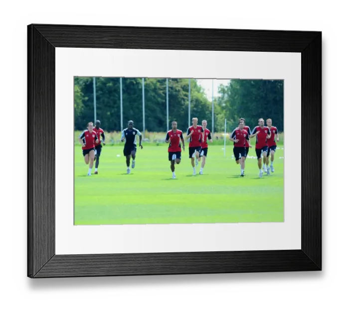 Framed Print : Bristol City First Team: Pre-season Training 2011-12 - Gearing Up for the New Season Framed Print : Bristol City First Team: Pre-season Training 2011-12 - Gearing Up for the New Season
