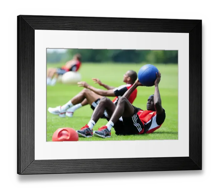 Framed Print : Albert Adomah's Unwavering Concentration during Bristol City FC Pre-Season Training Framed Print : Albert Adomah's Unwavering Concentration during Bristol City FC Pre-Season Training