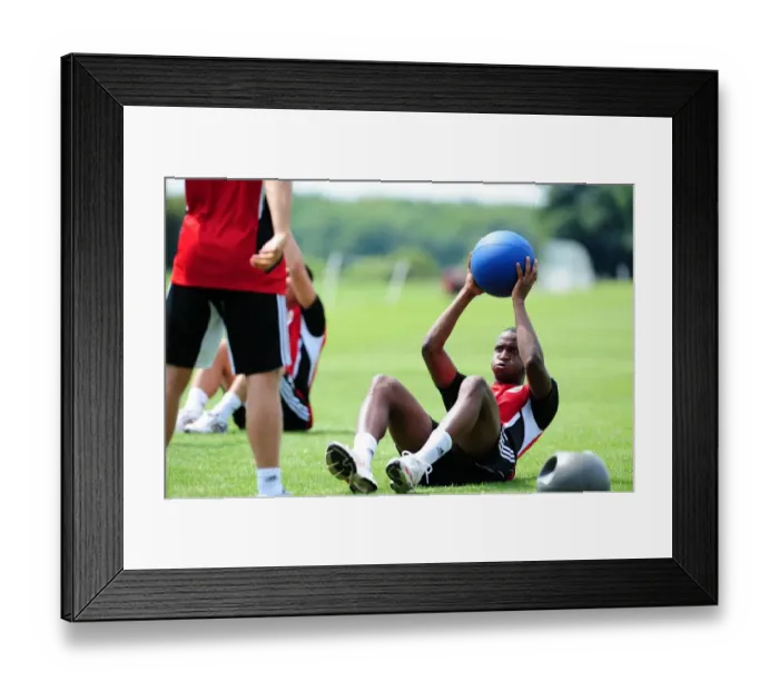 Framed Print : Bristol City FC: Kalifa Cisse Dives into Intense Pre-Season Training