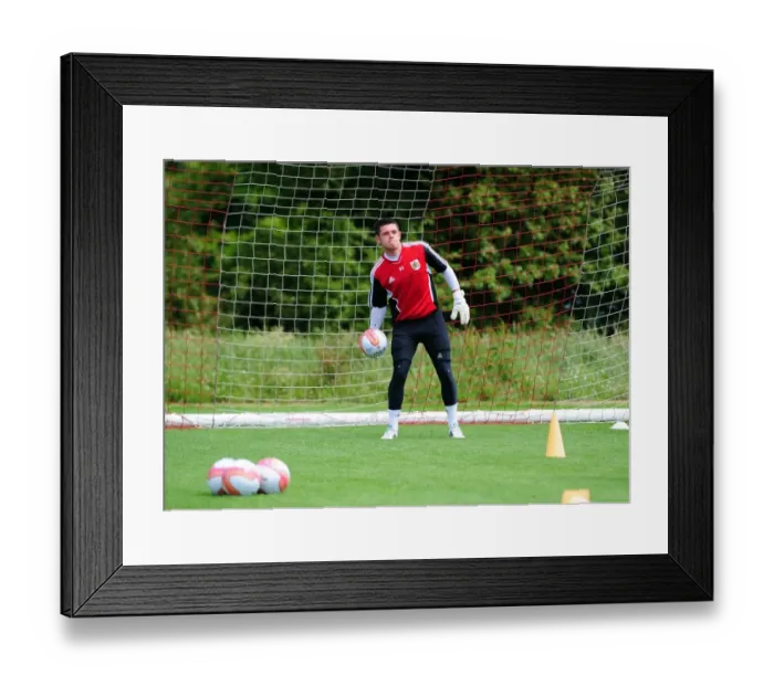 Framed Print : Lewis Carey: Bracing for Action – Intense Pre-season Training with Bristol City Framed Print : Lewis Carey: Bracing for Action – Intense Pre-season Training with Bristol City
