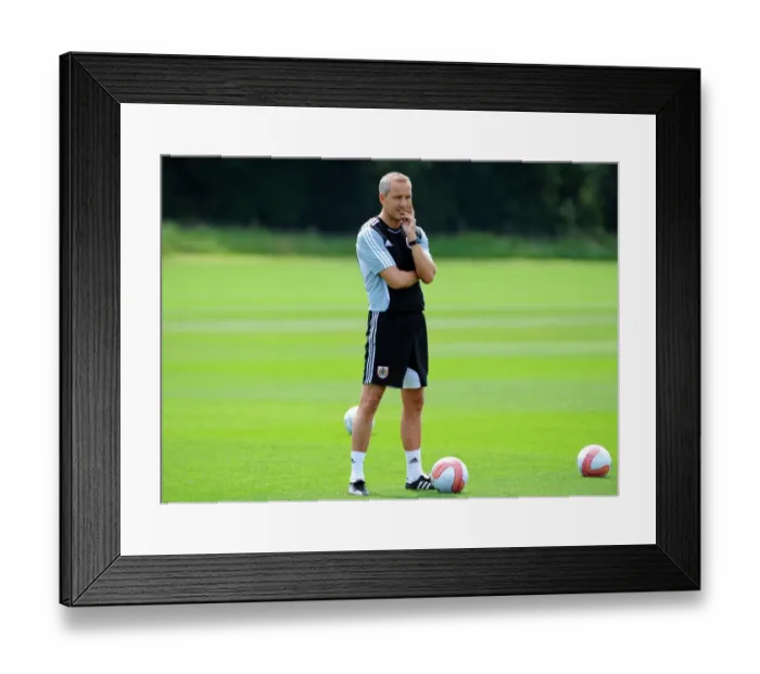 Framed Print : Keith Milen: Focused on Pre-Season Training with Bristol City FC Framed Print : Keith Milen: Focused on Pre-Season Training with Bristol City FC