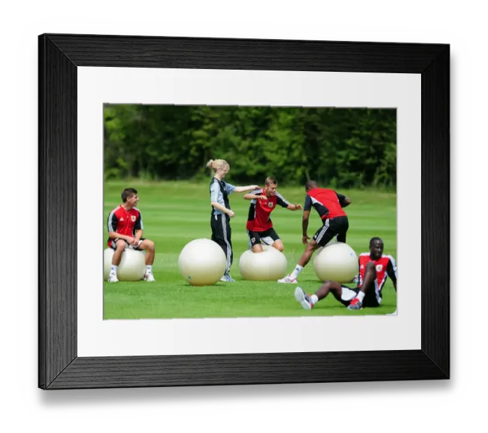 Framed Print : Bristol City First Team: Pre-season Training 2011-12 - Gearing Up for the New Season Framed Print : Bristol City First Team: Pre-season Training 2011-12 - Gearing Up for the New Season
