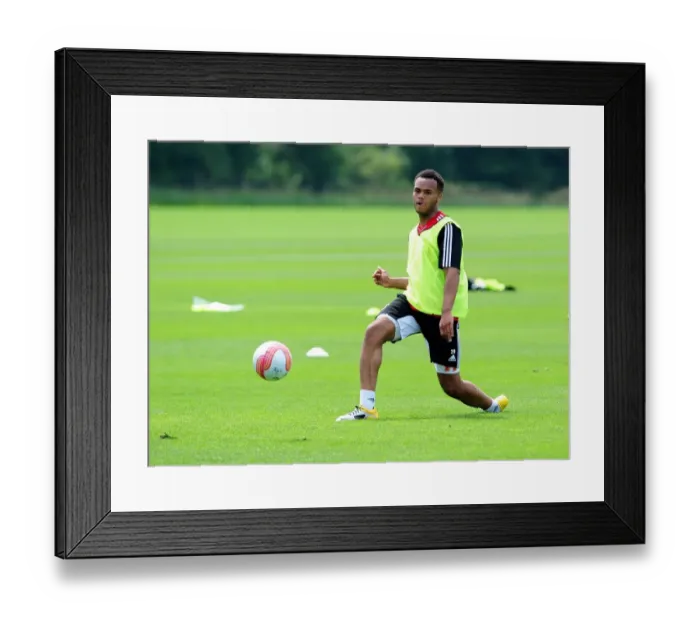 Framed Print : Intense Pre-Season Training with Aaron Holland: Gearing Up for Bristol City FC