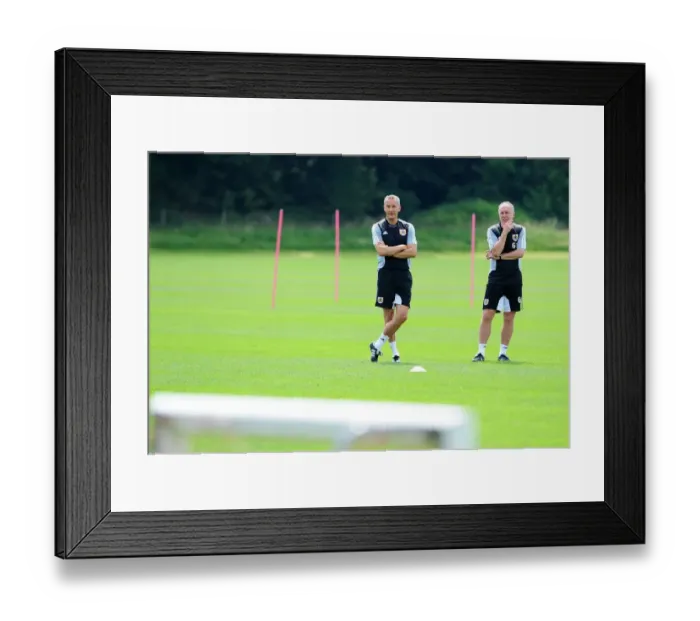 Framed Print : Bristol City FC: Miljen in Focus - Pre-Season Training Intensity Framed Print : Bristol City FC: Miljen in Focus - Pre-Season Training Intensity
