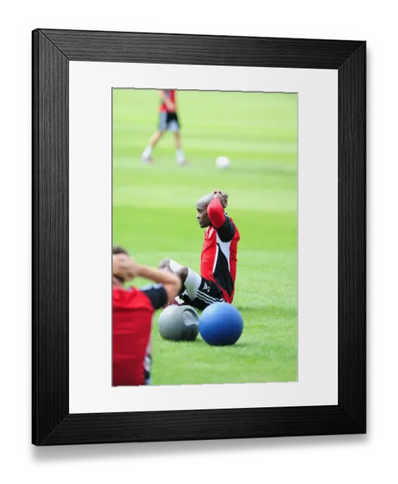 Framed Print : Jamal Campbell-Ryce: Unyielding Determination in Bristol City's Pre-season Training Framed Print : Jamal Campbell-Ryce: Unyielding Determination in Bristol City's Pre-season Training
