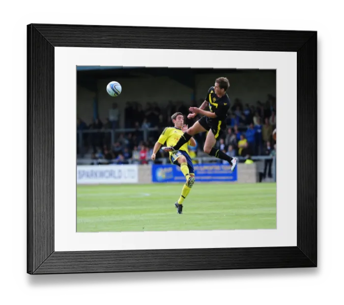 Framed Print : Bristol City's Lee Johnson Fights for Possession: Torquay vs. Bristol City