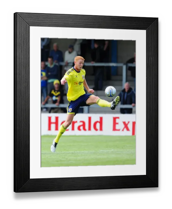 Framed Print : Ryan Taylor in Action: Torquay vs. Bristol City