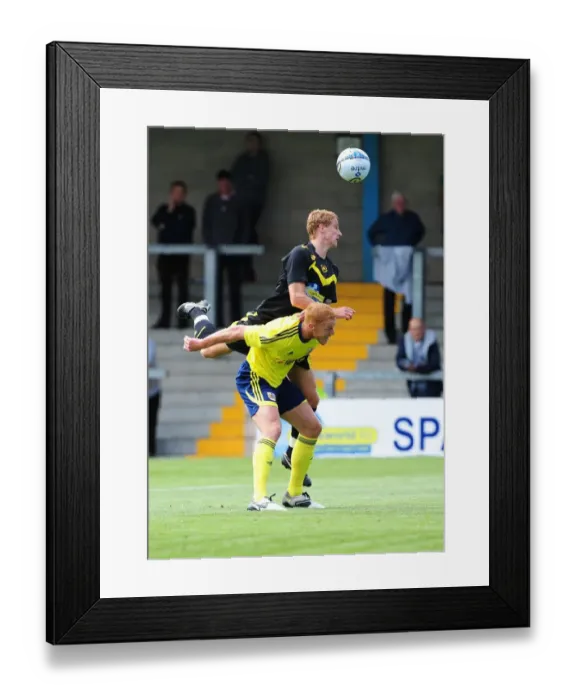 Framed Print : Bristol Citys Ryan Taylor battles for the ball