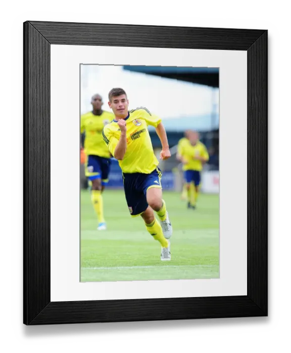 Framed Print : Joe Edwards in Action: Torquay vs. Bristol City