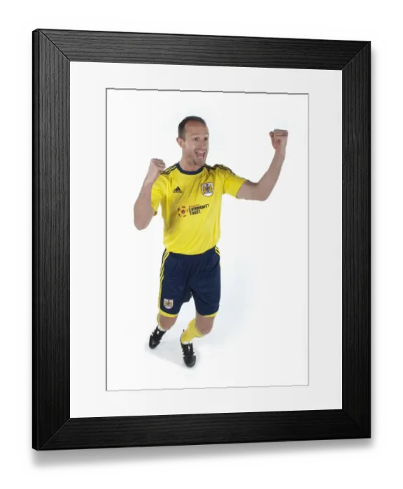 Framed Print : Bristol City First Team: Unveiling the New Kits for Season 11-12