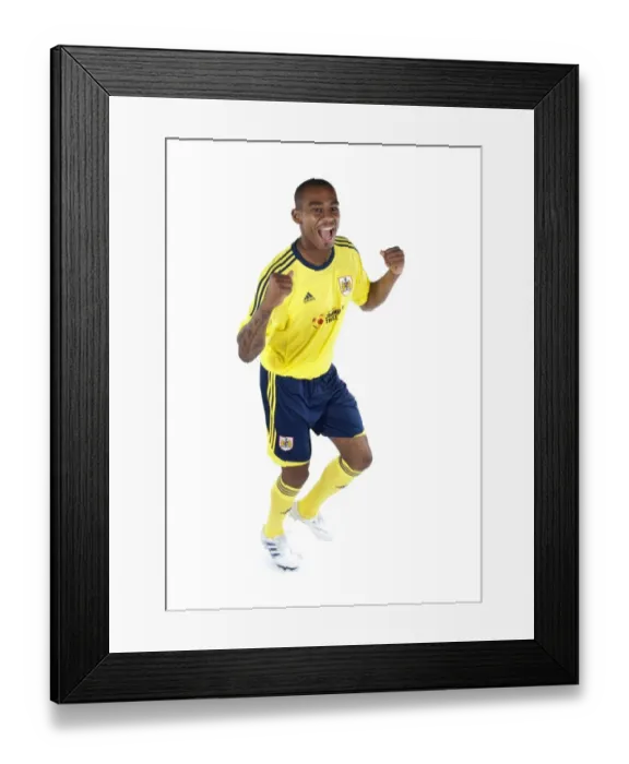 Framed Print : Bristol City First Team: Unveiling the New Kits for Season 11-12