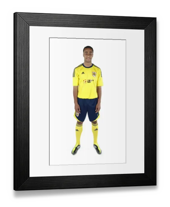 Framed Print : Bristol City First Team: Revealing Their New Kits for Season 11-12
