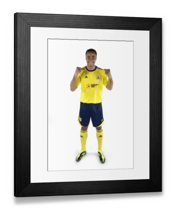 Framed Print : Bristol City First Team: Unveiling the New Kit for the 11-12 Season Framed Print : Bristol City First Team: Unveiling the New Kit for the 11-12 Season