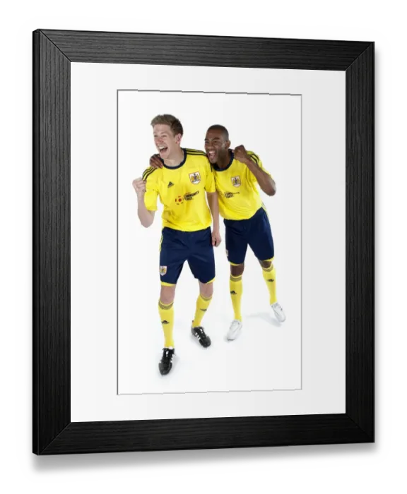 Framed Print : Bristol City First Team: Unveiling the New Kits for Season 11-12 Framed Print : Bristol City First Team: Unveiling the New Kits for Season 11-12