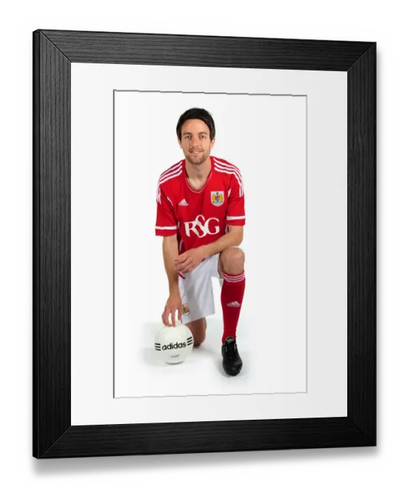 Framed Print : Bristol City First Team: Revealing the New Kits for Season 11-12 Framed Print : Bristol City First Team: Revealing the New Kits for Season 11-12