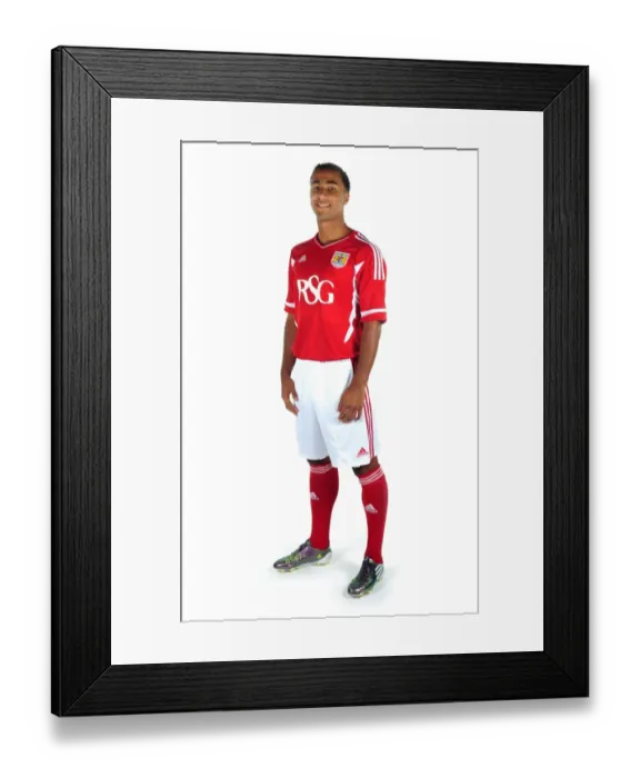 Framed Print : Bristol City First Team: New Kits Unveiled - Season 11-12