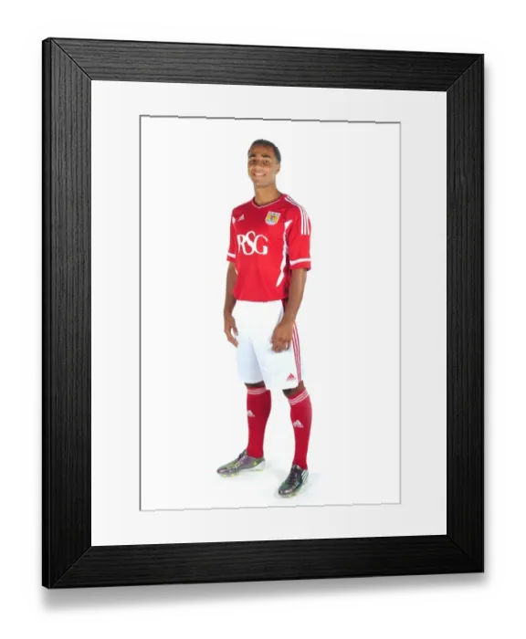 Framed Print : Bristol City Football Club: Unveiling the New Kits for Season 11-12