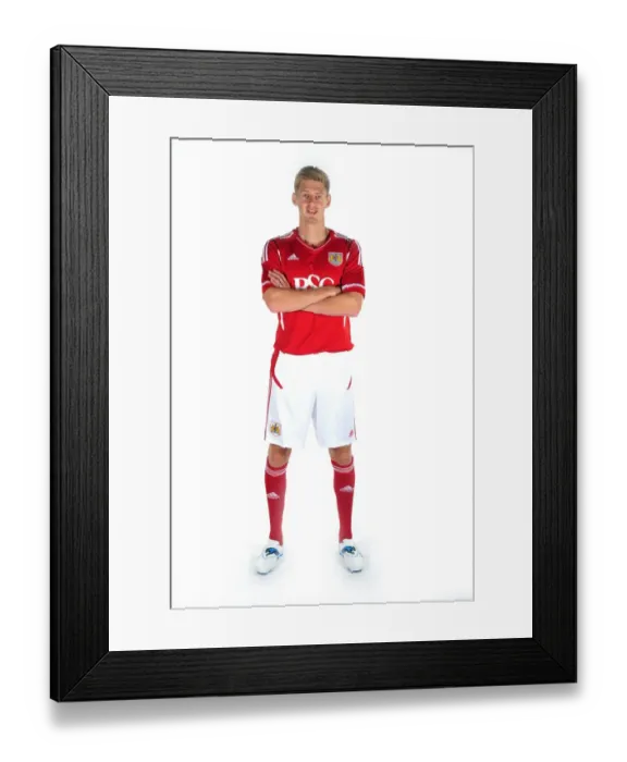 Framed Print : Bristol City First Team: Revealing the New Kits for Season 11-12 Framed Print : Bristol City First Team: Revealing the New Kits for Season 11-12