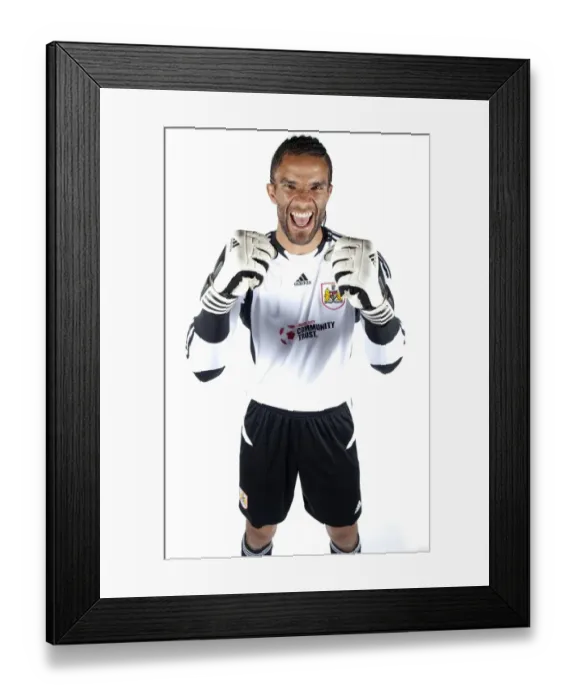 Framed Print : Bristol City First Team: Unveiling the New Kits for Season 11-12