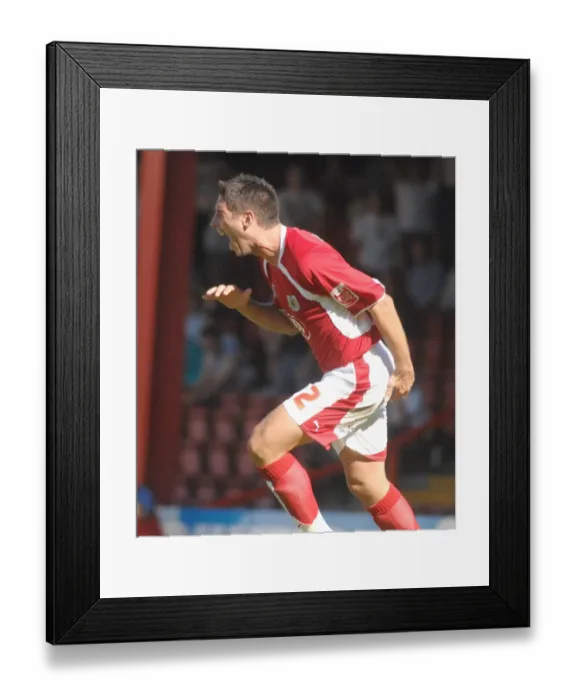 Framed Print : A Clash of Loyalties: Bradley Orr Returns to Face His Former Team - Bristol City vs Scunthorpe United Framed Print : A Clash of Loyalties: Bradley Orr Returns to Face His Former Team - Bristol City vs Scunthorpe United