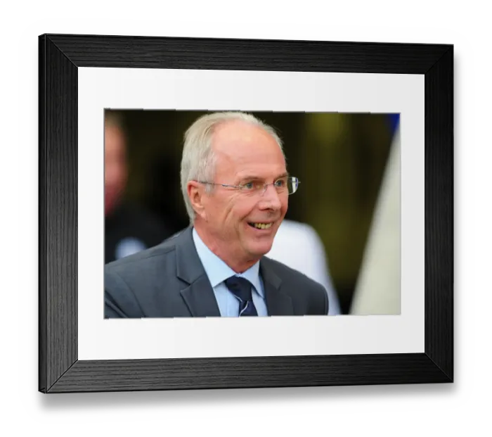 Framed Print : Sven Goran Eriksson Directs Leicester City in Championship Clash vs. Bristol City at King Power Stadium (2011) Framed Print : Sven Goran Eriksson Directs Leicester City in Championship Clash vs. Bristol City at King Power Stadium (2011)