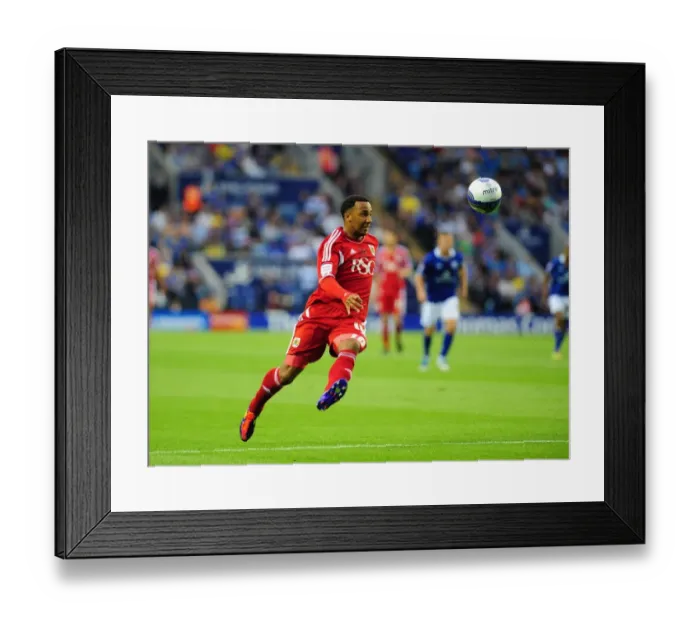 Framed Print : A Championship Showdown: Nicky Maynard vs Leicester City - Bristol City's Star Striker in Action, August 2011 Framed Print : A Championship Showdown: Nicky Maynard vs Leicester City - Bristol City's Star Striker in Action, August 2011