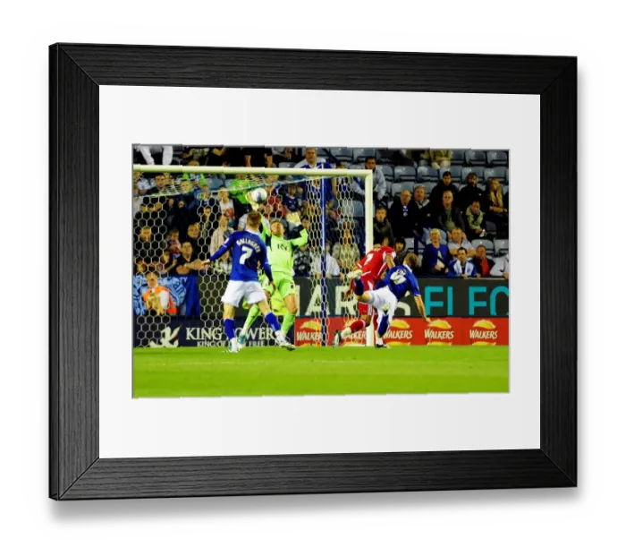 Framed Print : Dean Gerken's Last-Minute Save: Leicester City vs. Bristol City, Championship 2011