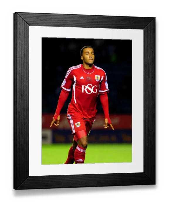 Framed Print : Bristol City's Championship Win: Nicky Maynard's Double Against Leicester City (06 / 08 / 2011) Framed Print : Bristol City's Championship Win: Nicky Maynard's Double Against Leicester City (06 / 08 / 2011)