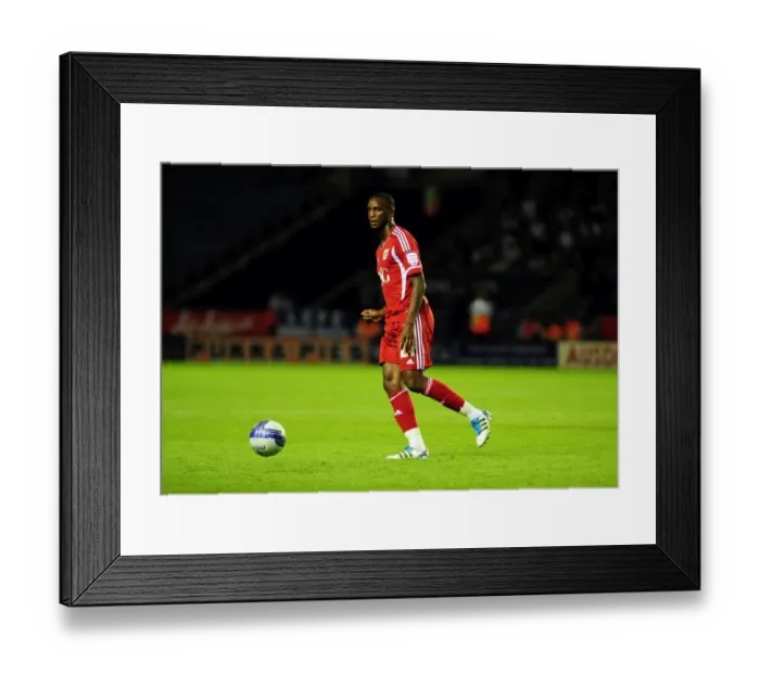 Framed Print : Kalifa Cisse of Bristol City Faces Off Against Leicester City in Championship Match, August 2011 Framed Print : Kalifa Cisse of Bristol City Faces Off Against Leicester City in Championship Match, August 2011
