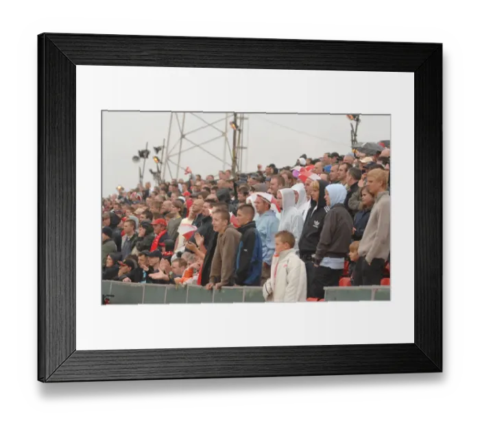 Framed Print : Blackpool vs. Bristol City: A Sea of Passionate Fans Framed Print : Blackpool vs. Bristol City: A Sea of Passionate Fans