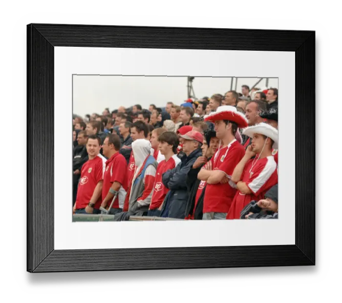 Framed Print : Fans-Blackpool Framed Print : Fans-Blackpool