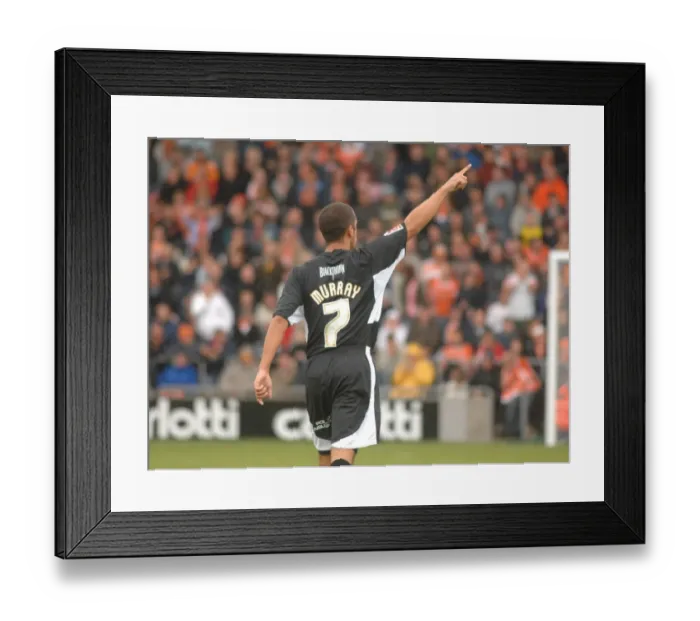 Framed Print : Scott Murray in Action: Blackpool vs. Bristol City - Intense Moment on the Field Framed Print : Scott Murray in Action: Blackpool vs. Bristol City - Intense Moment on the Field