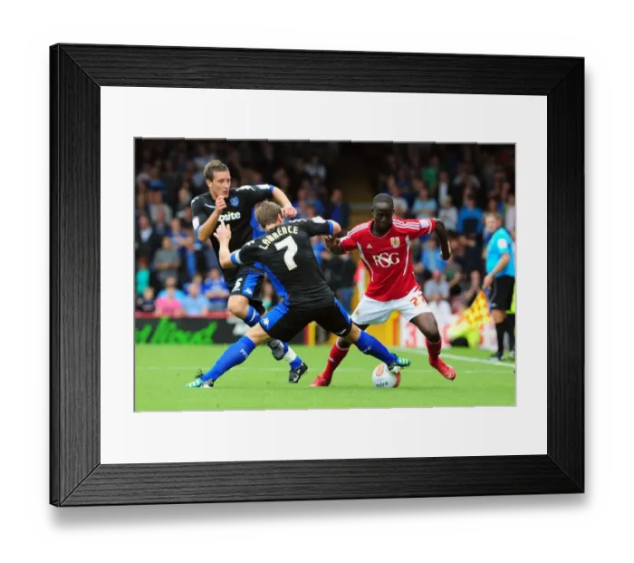 Framed Print : Bristol City vs Portsmouth: Albert Adomah vs Liam Lawrence Battle in 2008 Championship Match Framed Print : Bristol City vs Portsmouth: Albert Adomah vs Liam Lawrence Battle in 2008 Championship Match