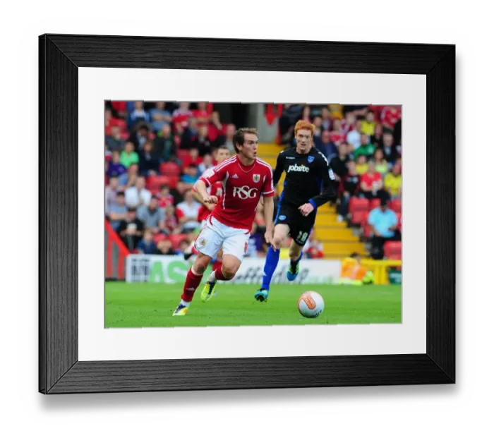 Framed Print : Neil Kilkenny in Action: Championship Showdown between Bristol City and Portsmouth (2011), Ashton Gate Stadium Framed Print : Neil Kilkenny in Action: Championship Showdown between Bristol City and Portsmouth (2011), Ashton Gate Stadium